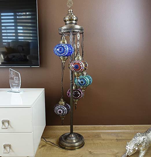 *HANDMADE* MOSAIC GLOBE LAMP LIMITED EDITION (ONLY FEW WILL BE MADE) - C