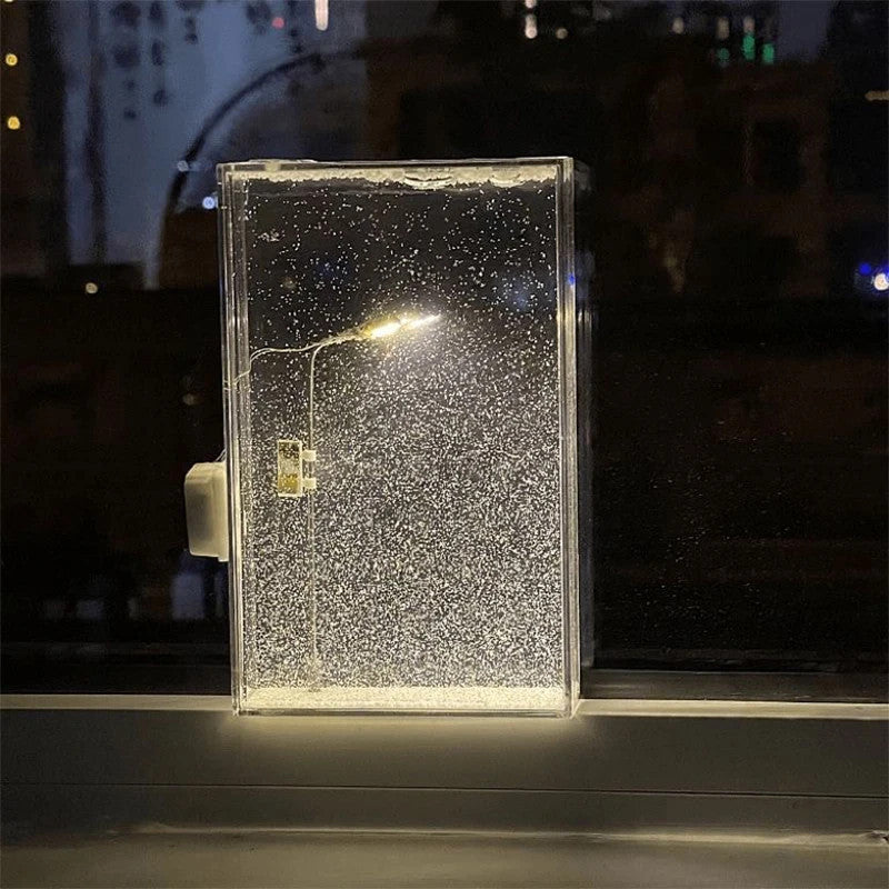 DIY Snowy Scene Night Light – Create Your Own Winter Wonderland!