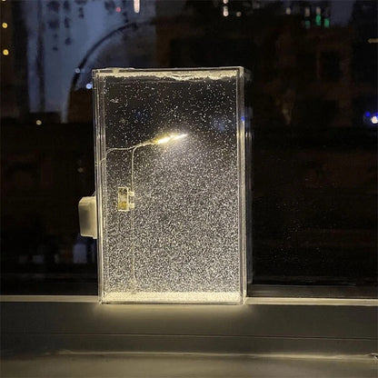DIY Snowy Scene Night Light – Create Your Own Winter Wonderland!