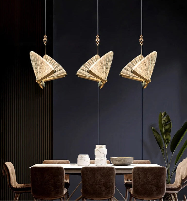 Lumin Flutter Mosaic Butterfly Lamp