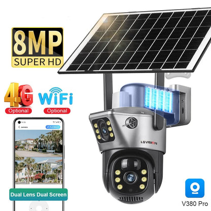 EcoGuard 4K Solar Security Camera