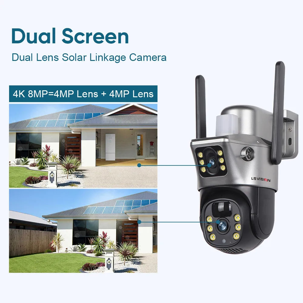 EcoGuard 4K Solar Security Camera