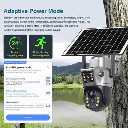 EcoGuard 4K Solar Security Camera