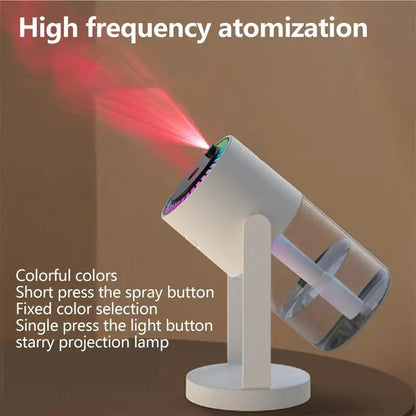 Humidifier for bedroom with star night light projector / Mini car humidifier
