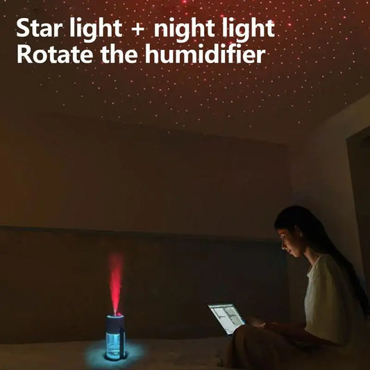 Humidifier for bedroom with star night light projector / Mini car humidifier