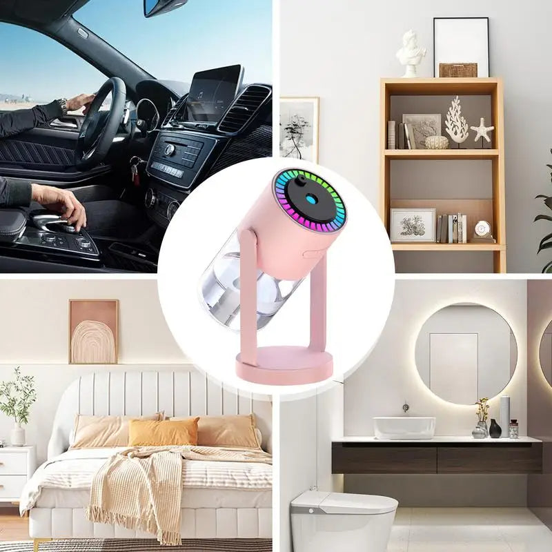 Humidifier for bedroom with star night light projector / Mini car humidifier