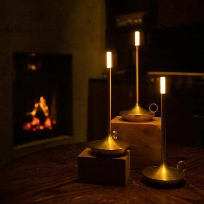 Rechargeable Battery Operated flameless led candle lamp