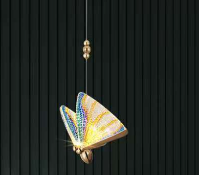 Lumin Flutter Mosaic Butterfly Lamp