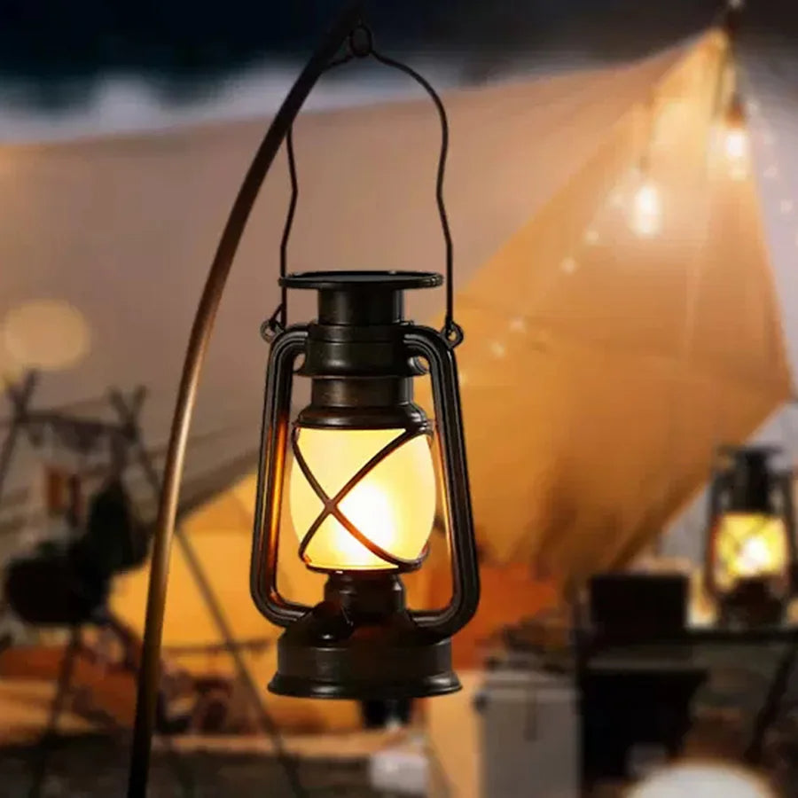 Rustic led lanterns -  LED Vintage Kerosene Lamp