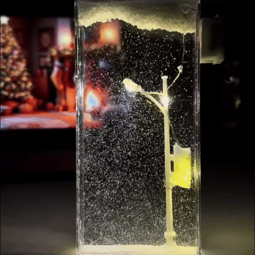 DIY Snowy Scene Night Light – Create Your Own Winter Wonderland!