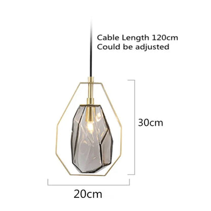 Mystica Stone Pendant Light: Bring Natural Elegance into Your Space