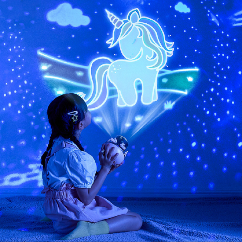 Childrens Night Light projector Lamp - Nursery Lamp