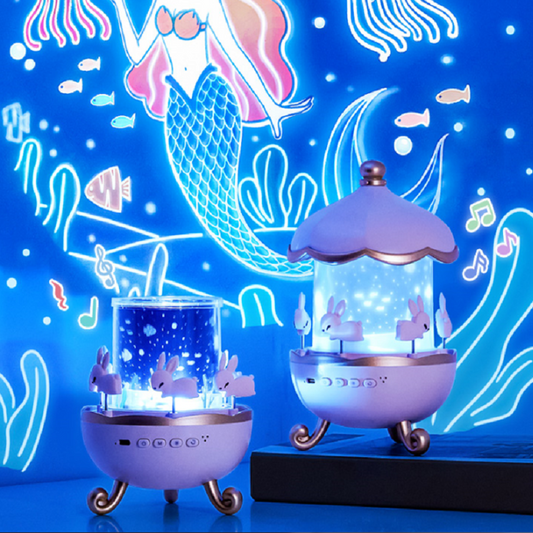 Childrens Night Light projector Lamp - Nursery Lamp