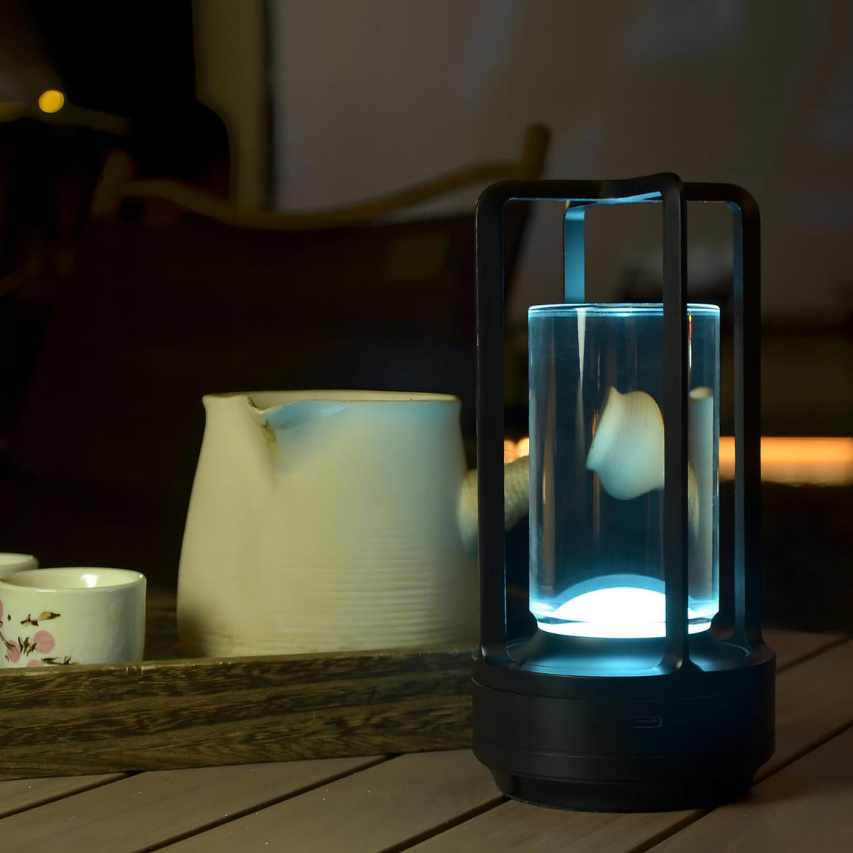 (ALMOST SOLD OUT) LED Crystal Metal Night Light