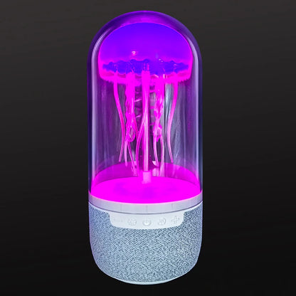 Led Jellyfish light color changing lamp with Bluetooth speaker