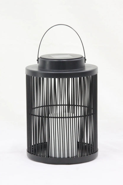 Lantern Sora Weave Light (Solar) – Rustic Charm for Your Outdoor Space