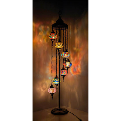 *HANDMADE* MOSAIC GLOBE LAMP DIFFERENT COLOR ARRANGEMENTS