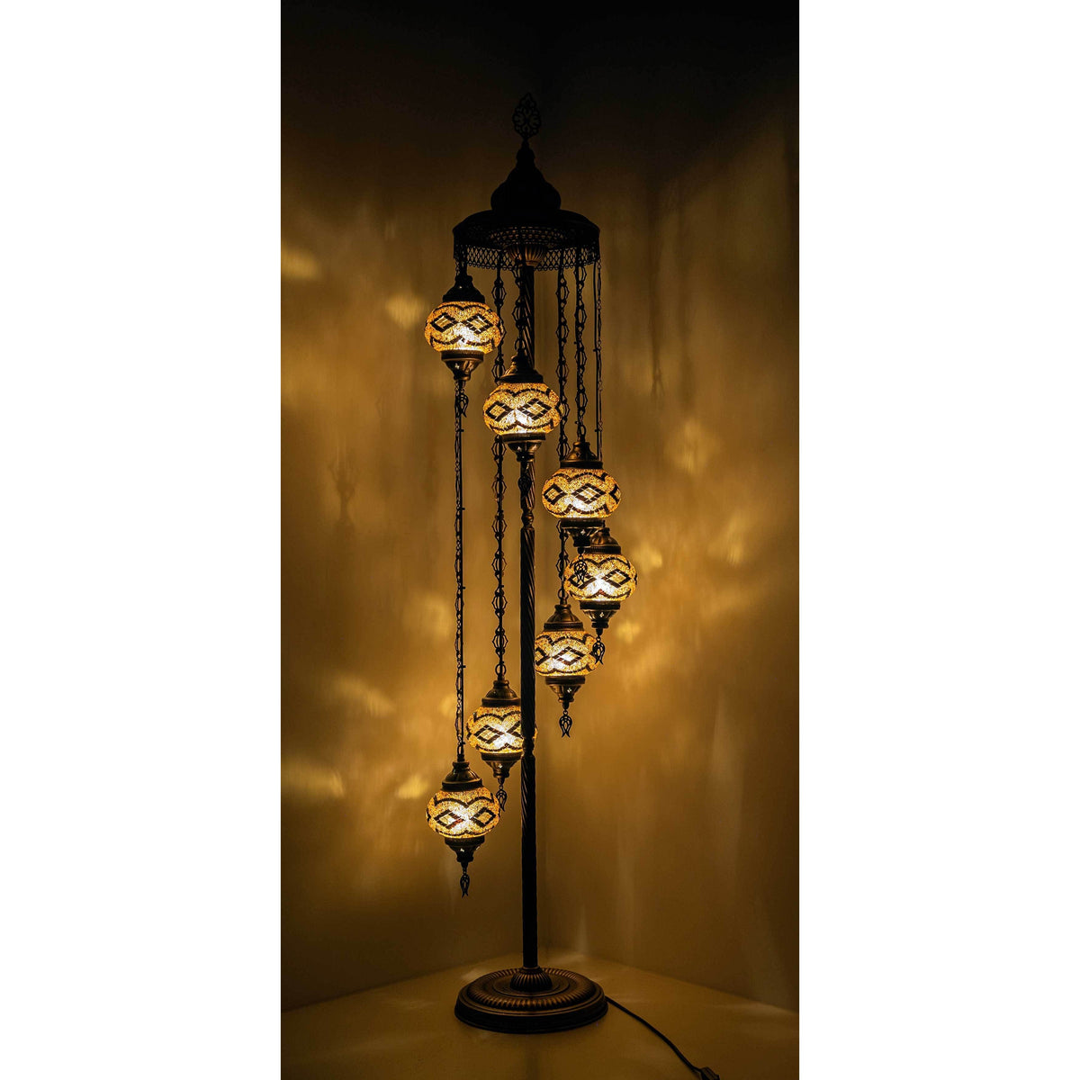 *HANDMADE* MOSAIC GLOBE LAMP DIFFERENT COLOR ARRANGEMENTS