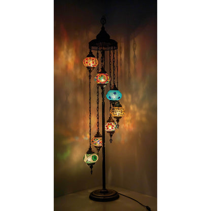 *HANDMADE* MOSAIC GLOBE LAMP DIFFERENT COLOR ARRANGEMENTS