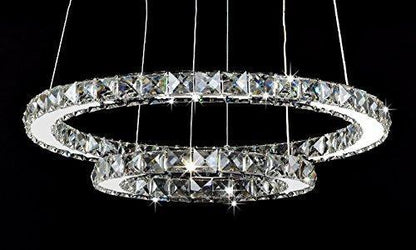 Galaxy Round Rings Crystal Chandelier - New