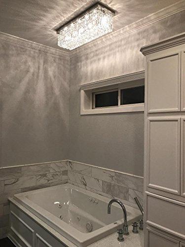 Rectangular Raindrop Crystal Chandelier