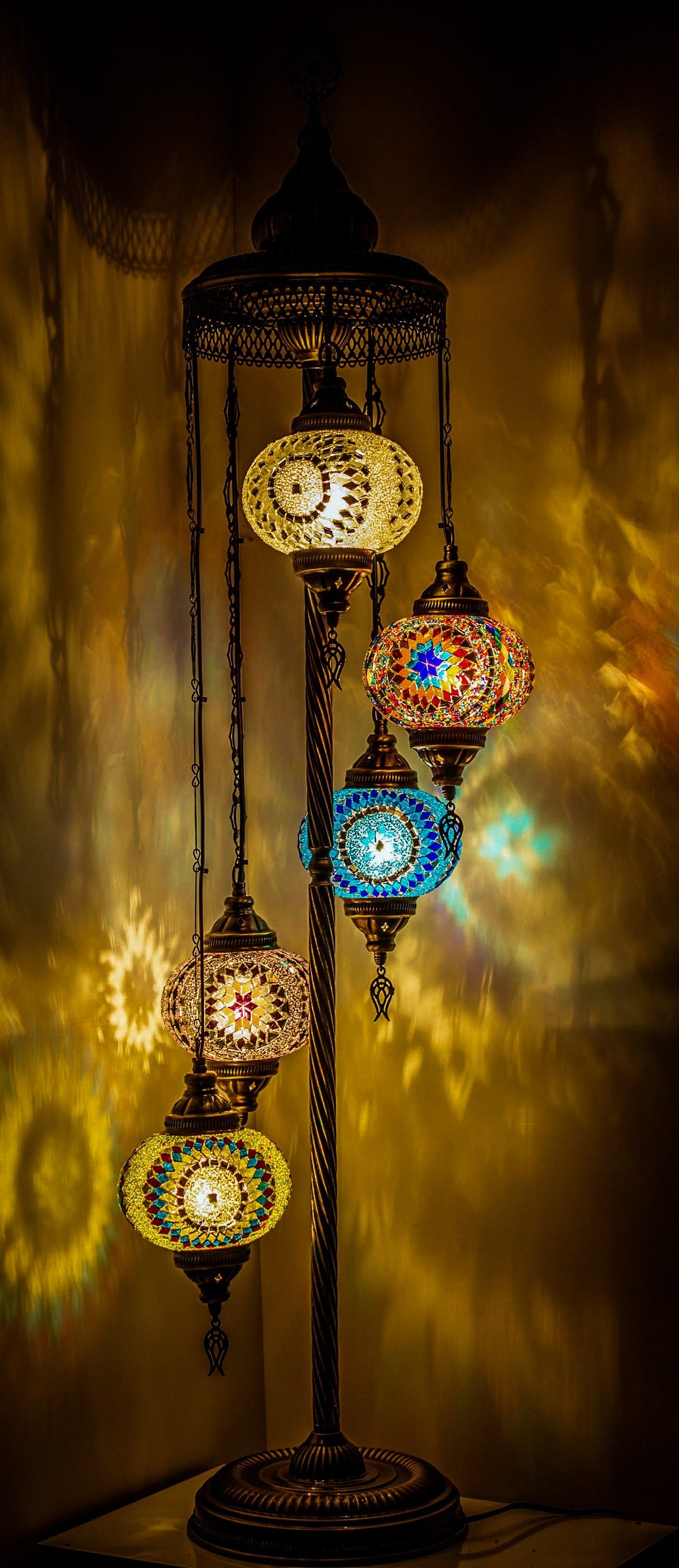 *HANDMADE* MOSAIC GLOBE LAMP LIMITED EDITION (ONLY FEW WILL BE MADE) BIG GLOBES