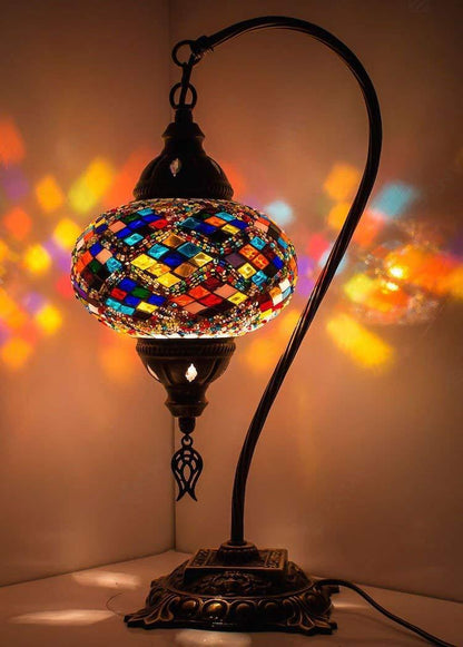 CUSTOMIZED MOSAIC SWAN LAMP (FREE AND FAST EXPEDITED 5 DAY SHIPPING)