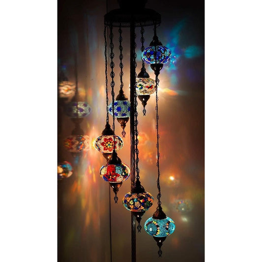 9 globe lamp BASE ONLY