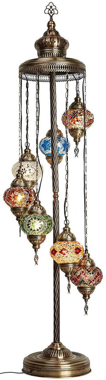 *HANDMADE* MOSAIC GLOBE LAMP *N
